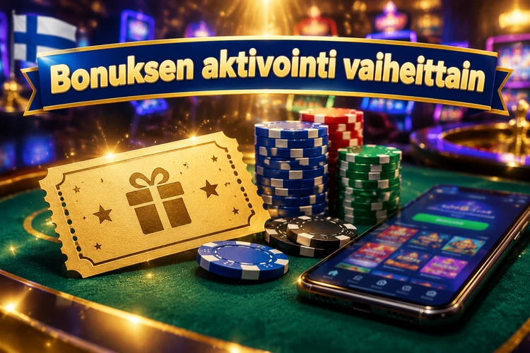 Bonuksen aktivointi vaiheittain