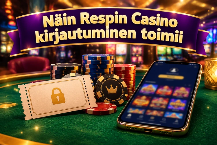 Näin Respin Casino kirjautuminen toimii